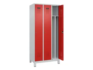 locker voor scheiding van kleding,HxBxD 1950x900x500mm,3vak - 1