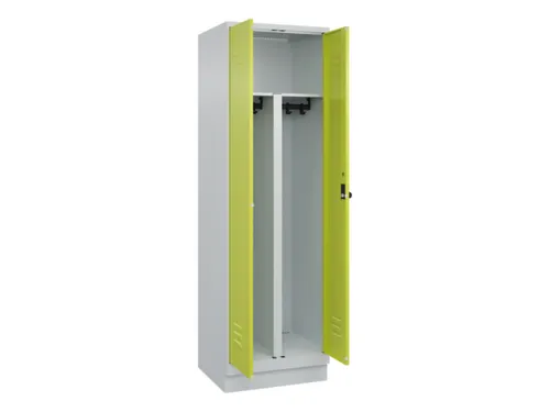 PBM-locker,HxBxD 1950x600x500mm,2vak,vak B 300mm,draaigrendel