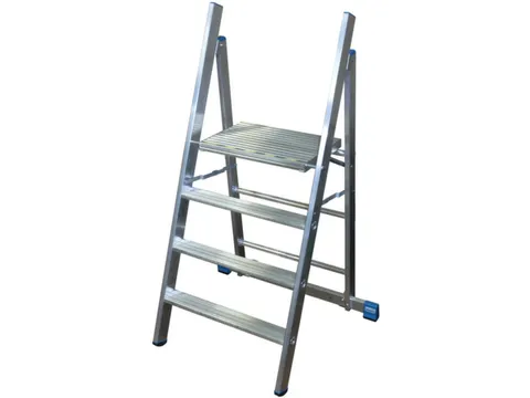 steiger,4trede(n),bordes H 950mm,aluminium