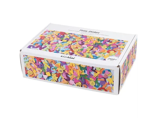 Foamstickers Creativ diverse vormen zelfklevend doos à 2640st assorti