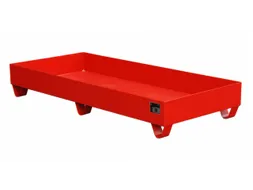 Systeem-Opvangbak 3x 200l Opvangvol. 217l 275x 1800x 800mm Ral 3000