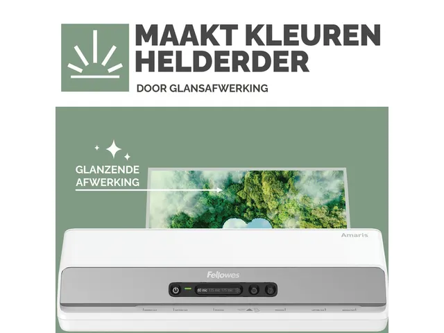 Lamineerhoes Fellowes A5 light 50% gerecycled glans 100stuks