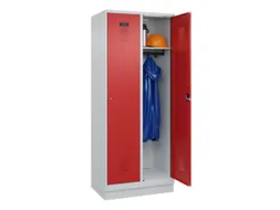 locker,HxBxD 1950x800x500mm,2vak,vak B 400mm,cil.-slot,sokkel