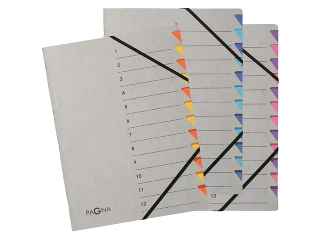 Trieur Pagna Easy 7 Intercalaires A4 Pp Gris/lilas