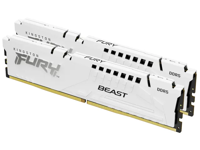 32GB 6000MT/s DDR5 CL36 DIMM (et van 2) FURY Beast White EXPO