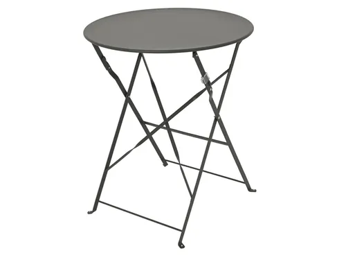 Bistroset staal 3-delig antraciet