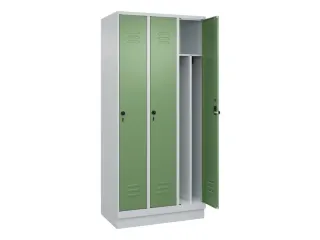 locker voor scheiding van kleding,HxBxD 1950x900x500mm,3vak - 2