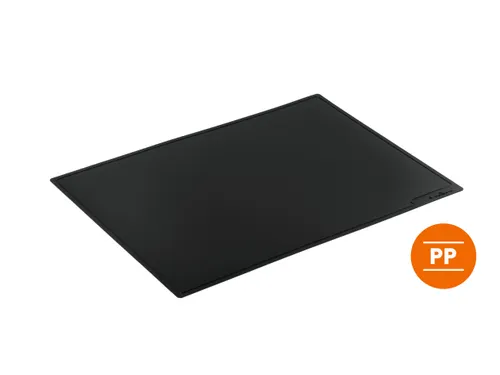 Schrijfonderlegger 420x300 mm voor vergaderzalen PP zwart