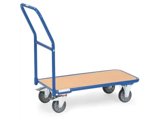 Magazijnwagen 1200 Houten Plaat 250kg 850x450mm Ral5007 - 1