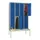 banklocker,dubbeldeks,HxBxD 2150x1200x800mm,RAL7035,front RAL5010