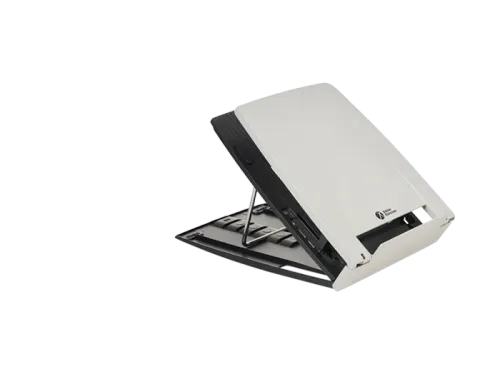 BNEQ330C BAKKER Ergo-Q 330 Circular notebook standaard lichtgrijs zwar