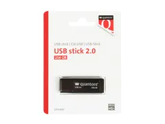 Quantore USB-stick 2.0 256GB Zwart