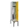locker met bank,HxBxD 2120x400x815mm,1vak,vak B 400mm,draaigrendel