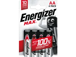 batterijen Max AA, blister van 4 stuks