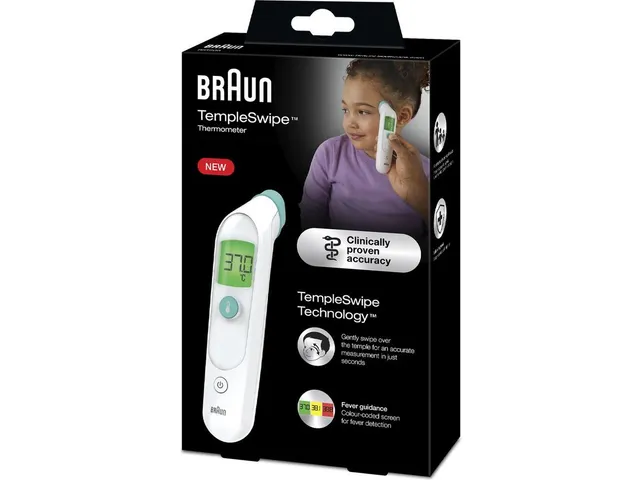 Braun Thermometer Templeswipe Bst200we