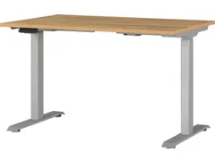 Elektrisch ihv bureau,HxBxD 720-1200x1200x800mm,blad Grandson-eiken