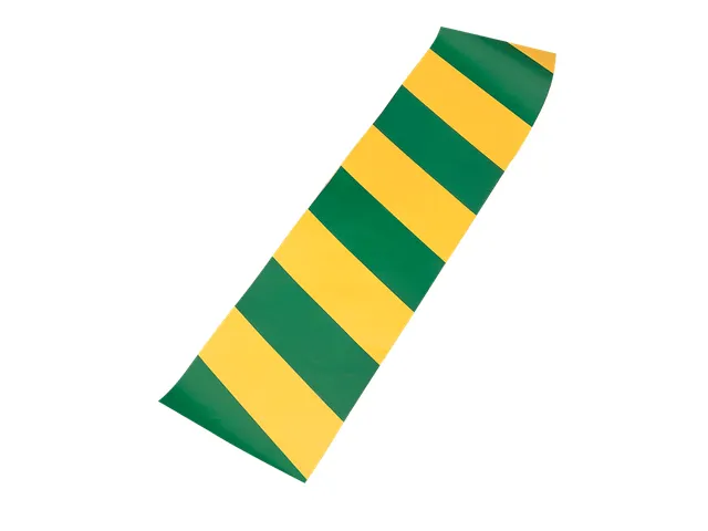 Ruban adhésif Haws SP185 rayé jaune vert