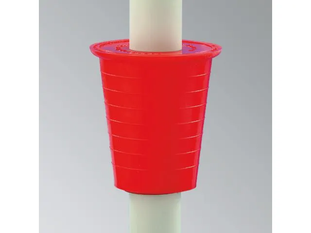 vatenstop,opening Ø 40-70mm,PVC