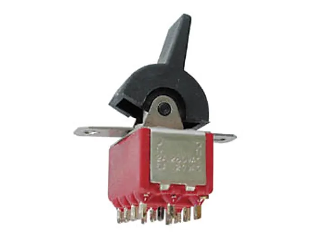 Verticale Paddle Schakelaar Voor Pcb 4PDT On-On