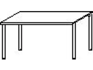 In Hoogte Verstelbaar Bureau 680-800X1200X800Mm Blad Wit 4-Voeten - 6