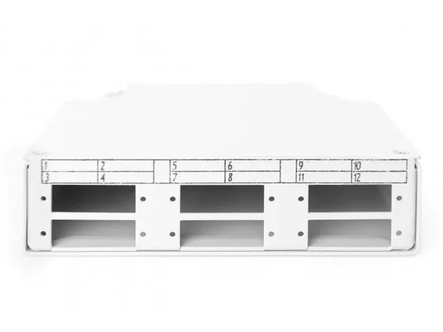 DIN-railadapter voor 6x SC/DX-koppelingen Grijs