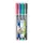 Viltstift Staedtler OHP Lumocolor 317 Medium 1.0mm Assorti 4 stuks