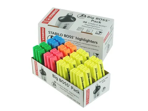 Markeerstift STABILO Boss original 70 48 stuks assorti