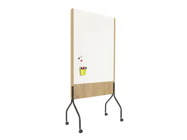 Tableau blanc Rocada Natural 100x120cm blanc mobile double face