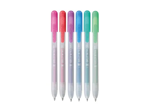 Gelschrijver Sakura Gelly Roll Metallic 08 klikfunctie set à 6 kleure