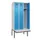 locker met bank,HxBxD 2120x900x815mm,3vak,vak B 300mm,cilinderslot