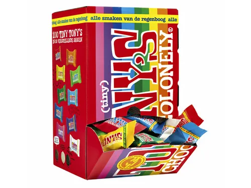 Chocolade Tony's Chocolonely tiny mix doos 100 st