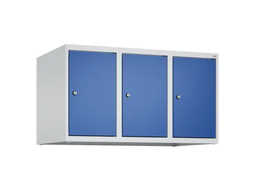 opzetkast,v. locker,3vak.,vak B 300mm,HxBxD 500x900x500mm,cilinderslot