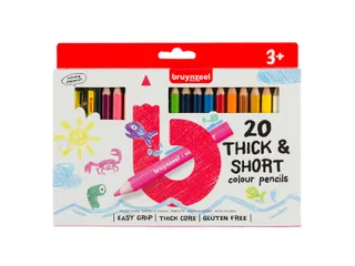 Kleurpotloden Bruynzeel Kids Kortjakje blister à 20 stuks assorti - 3