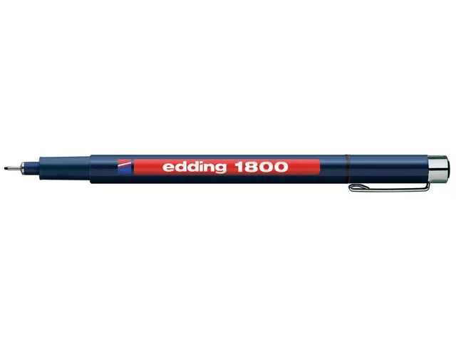 Fineliner Edding 1800 noir 0,5mm