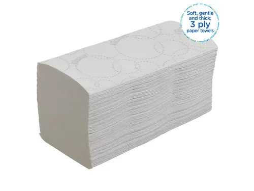 Handdoek Kleenex Ultra i-vouw 3-laags 21,5x31,8cm wit 15x96stuks 6710
