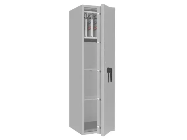 sleutelkluis,HxBxD 1400x400x420mm,128haak,legborden,romp RAL7035