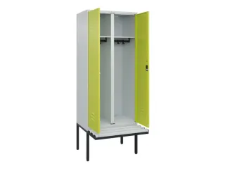 locker voor scheiding van kleding,HxBxD 2120x800x815mm,2vak - 2