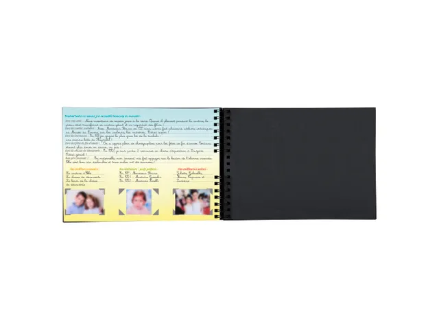 Album à spirales photo de classe 50 pages 32x22cm Candy Blue - Visuel