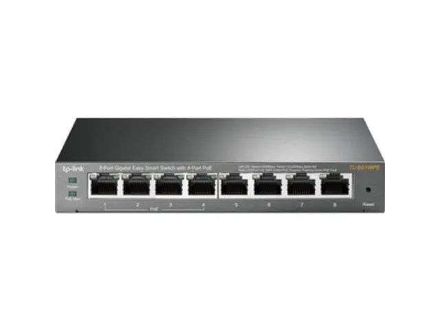 8-Poorts Gigabit PoE Easy Smart Switch 0/100/1000Mbps