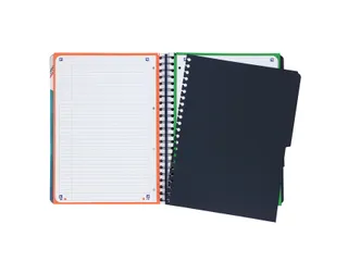 Projectboek Oxford School A4+ lijn 4-gaats 240 pagina's 80gr aqua - 5