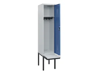 locker met bank,HxBxD 1950x400x815mm,1vak,vak B 400mm,cilinderslot - 1