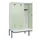 locker met bank,HxBxD 2120x1200x815mm,3vak,vak B 400mm,cilinderslot