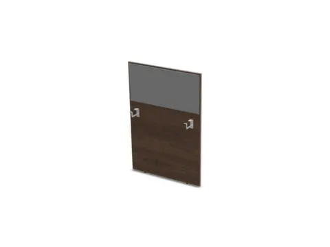 baliepaneel bureau aanbouw rechts 800mm NV bruin hickory BN8078-grijs