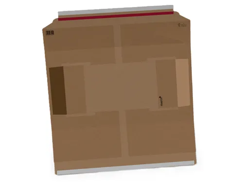 Wikkelverpakking 396x328x112mm Bruin Enkelgolf Zelklevend 20kg