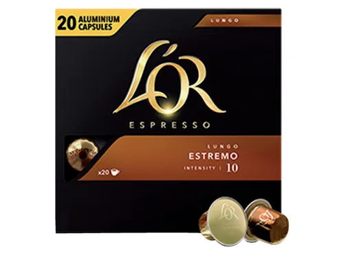 Koffiecups L'Or espresso Lungo Estremo 20 stuks