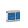montagetafel 980x1300x600mm linoleumblad 5 laden kast front RAL5010