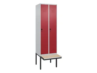 locker voor scheiding van kleding,HxBxD 2120x600x815mm,2vak - 1