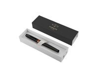 Rollerpen Parker IM Vibrant Rings Black Orange Fijn