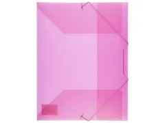Elastomap Kangaro A4 PP transparant roze