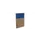baliepaneel,v. bureau,aanbouw links,B 800mm,NT-cherry,BN6016-blauw